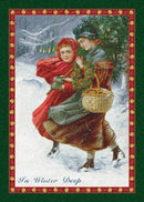 In Winter Deep Emerald Holiday Collection Area Rug