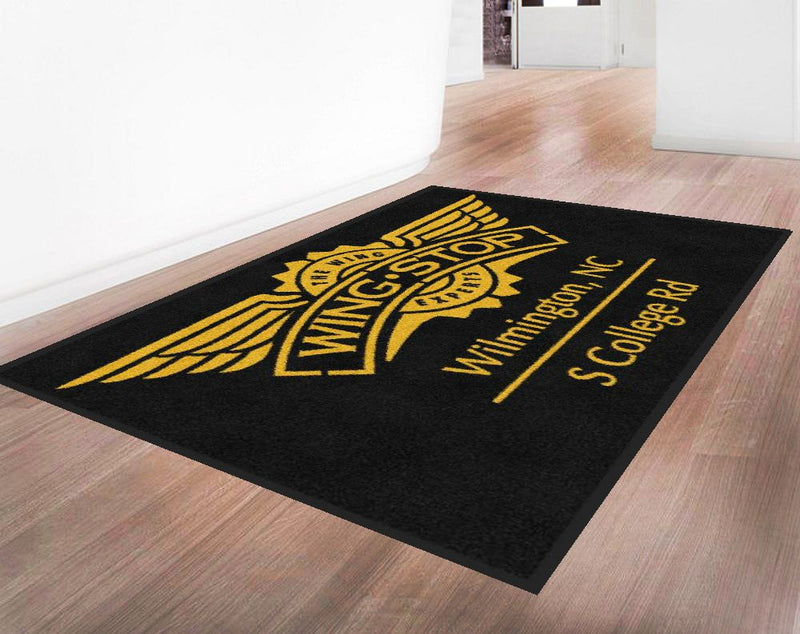 Wing Stop Indoor Floor Mat | Made in the USA | Custom-Mats.com