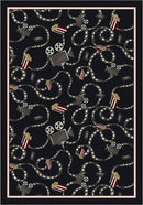 Intermission Field Theme Rugs 2 Collection Area Rug
