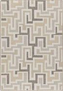 Junctions Neutral Mix & Mingle Collection Area Rug