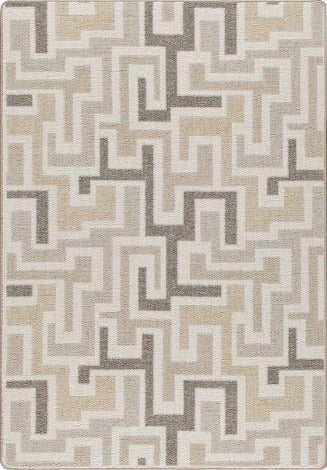 Junctions Neutral Mix & Mingle Collection Area Rug