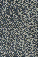 Lyrical Imperial Blue Imagine Figurative Collection Area Rug
