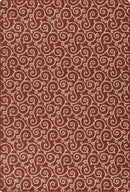 Lyrical Regatta Red Imagine Figurative Collection Area Rug