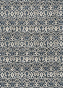 Marimba Indican Blue Imagine Figurative Collection Area Rug