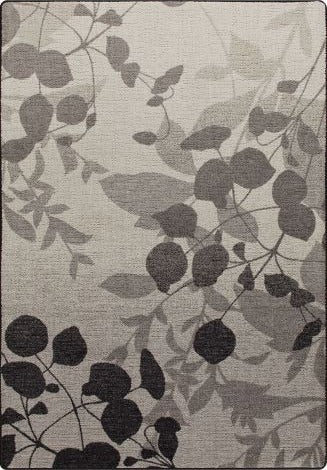 Nature's Silhouette Gray Mist Mix & Mingle Collection Area Rug