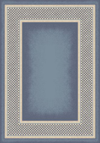 Old Gingham Light Lapis Innovations Collection Area Rug
