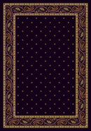 Paisley Egg Plant Innovations Collection Area Rug