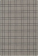 Pane Plaid Black Tweed Imagine Figurative Collection Area Rug
