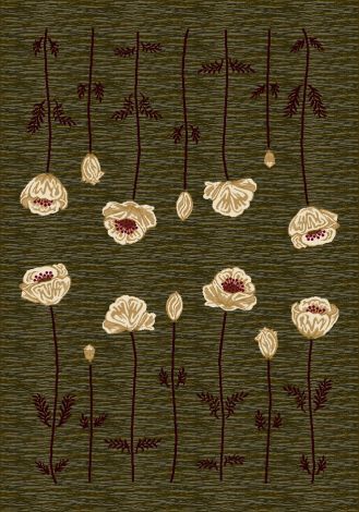 Poppy Olive Innovations Collection Area Rug