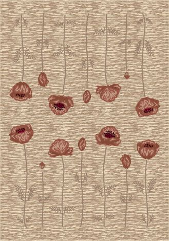 Poppy Linen Innovations Collection Area Rug