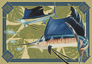 Sailfish Modern Guy Harvey Collection Area Rug