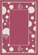 Sweetheart Border Theme Rugs 2 Collection Area Rug