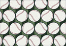 Swing Batter Theme Rugs 2 Collection Area Rug