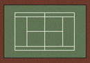 Tennis Anyone? Theme Rugs 2 Collection Area Rug