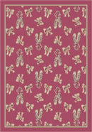 Toe Point Field Theme Rugs 2 Collection Area Rug