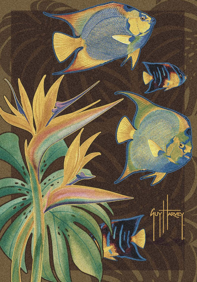 Tropical Fish Guy Harvey Collection Area Rug