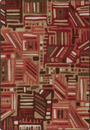 Urban Order Red Oak Mix & Mingle Collection Area Rug