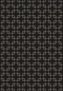 Urbandale Modern Black Imagine Figurative Collection Area Rug
