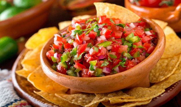 Mexican Cuisine Chips & Salsa Mat