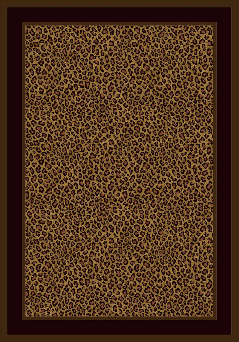 Zimbala Leopard Innovations Collection Area Rug